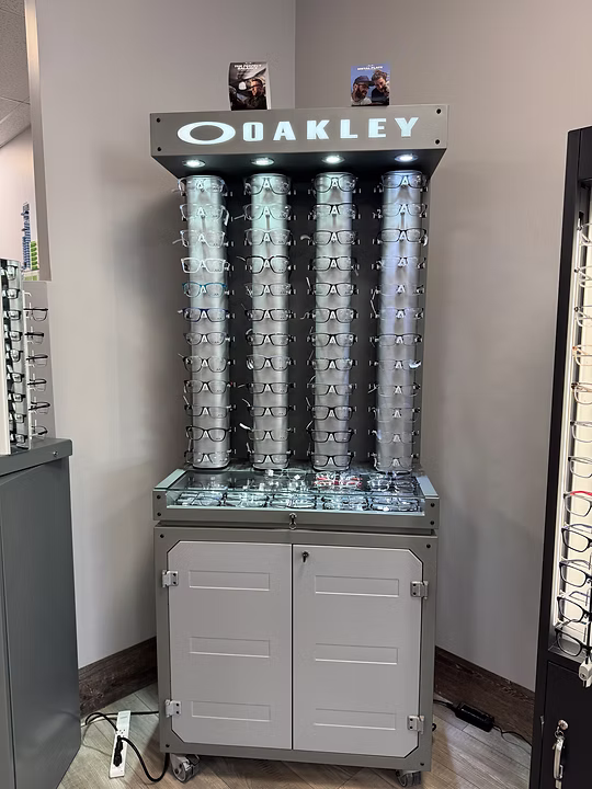 Oakley eye glasses display case