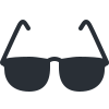 Eye sun glasses icon