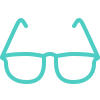 Eye glasses icon